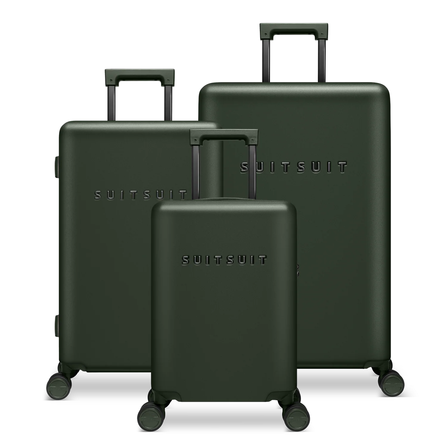 Mystique - Dark Olive - Luggage Set (55/66/76 cm)