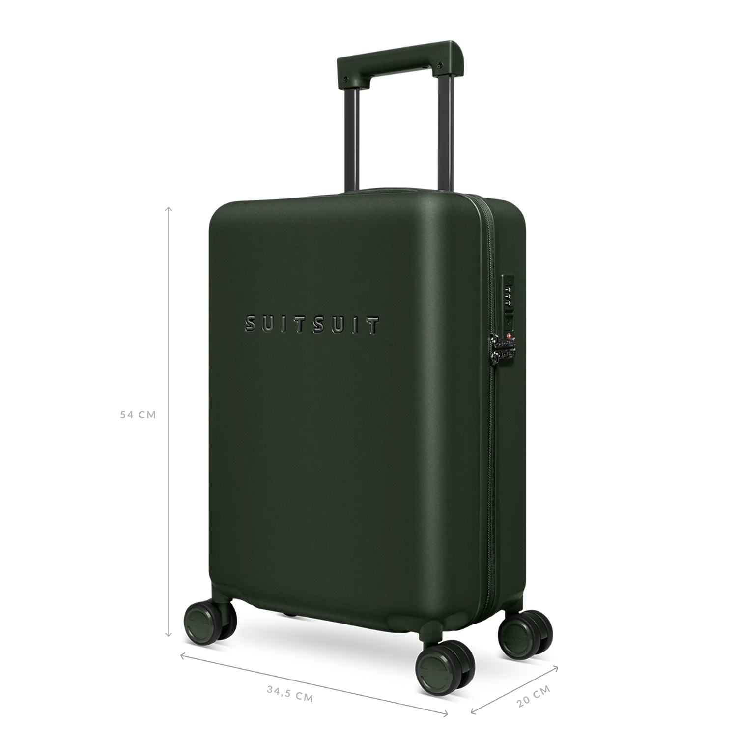 Mystique - Dark Olive - Luggage Set (55/66/76 cm) - Image 2