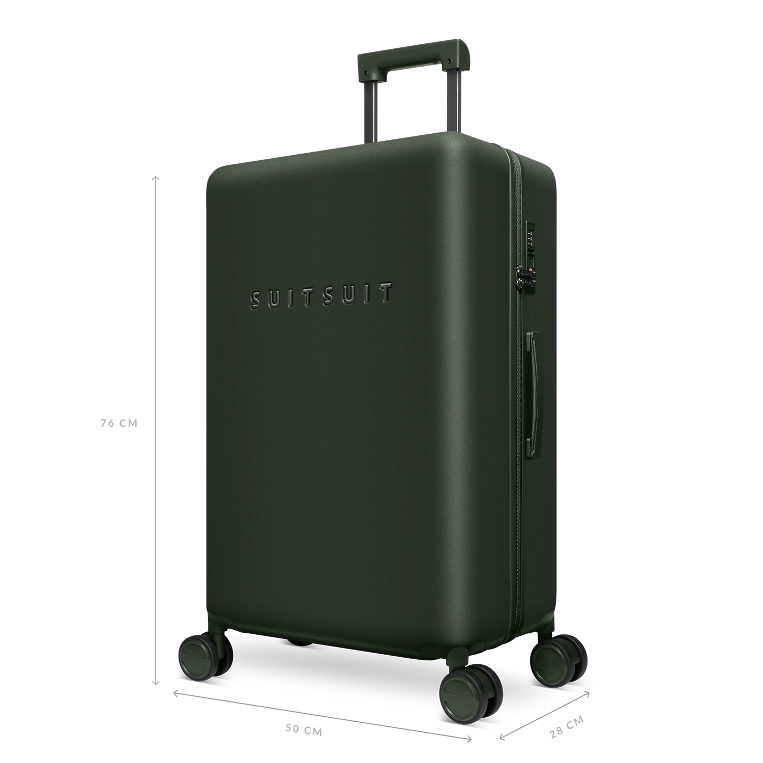 Mystique - Dark Olive - Luggage Set (55/66/76 cm) - Image 6