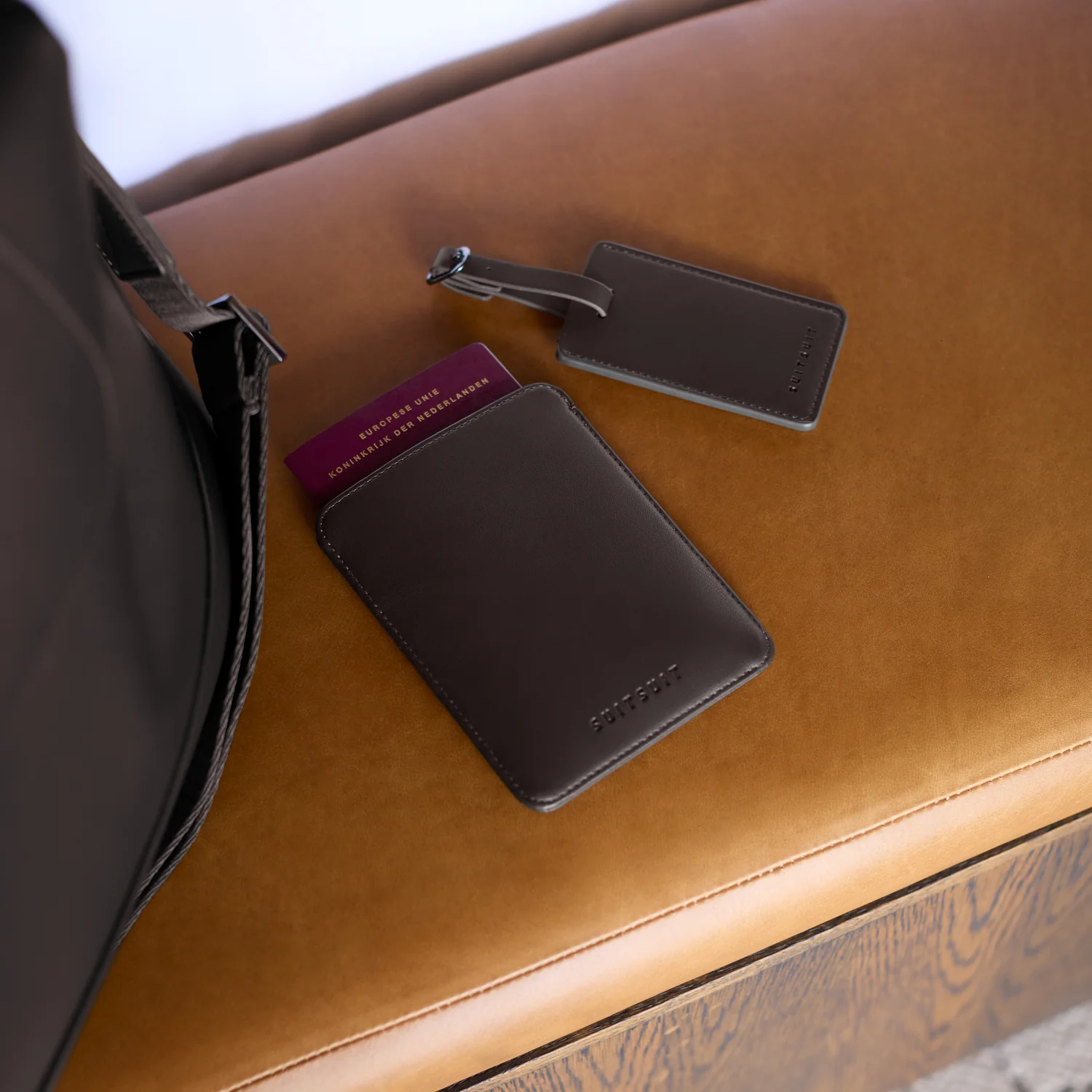Mystique - Ground Coffee - Passport Sleeve & Luggage Tag M - Image 2