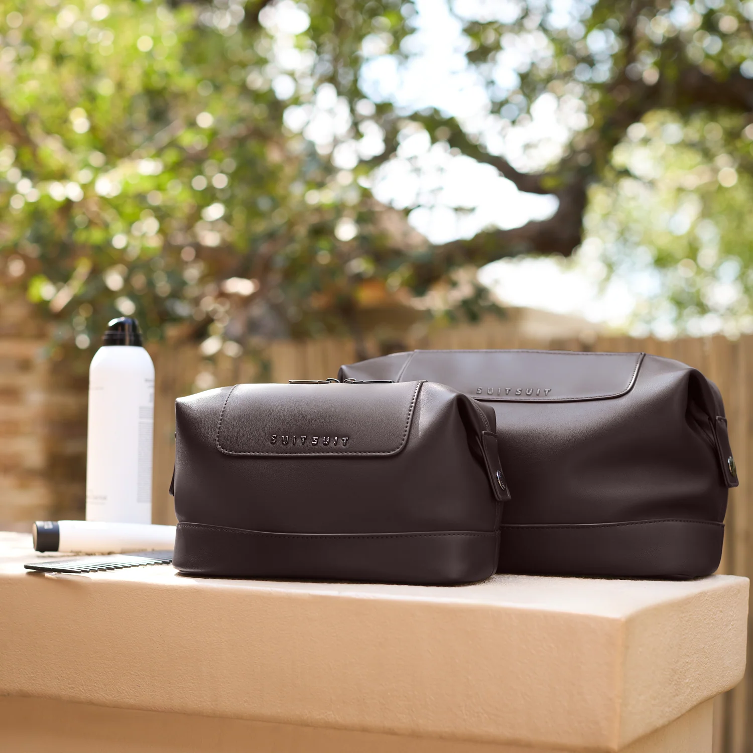 Mystique - Ground Coffee - Toiletry Bag XL & Make-up Bag - Image 2
