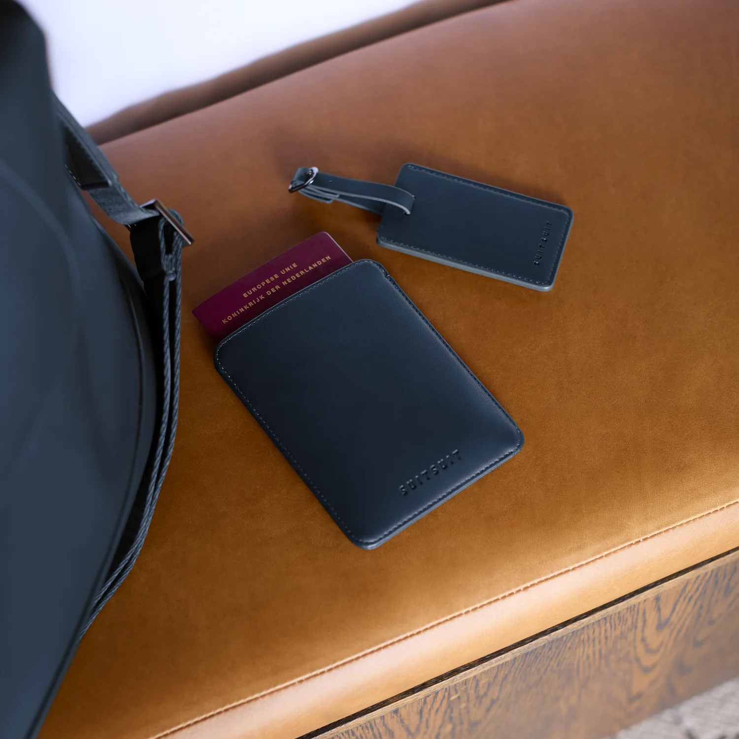 Mystique - Midnight Blue - Passport Sleeve & Luggage Tag L - Image 2