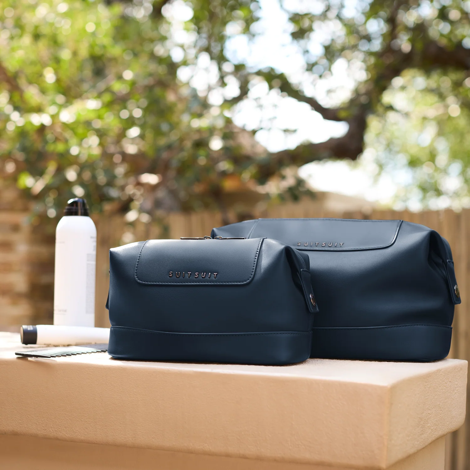 Mystique - Midnight Blue - Toiletry Bag XL & Make-up Bag - Image 2
