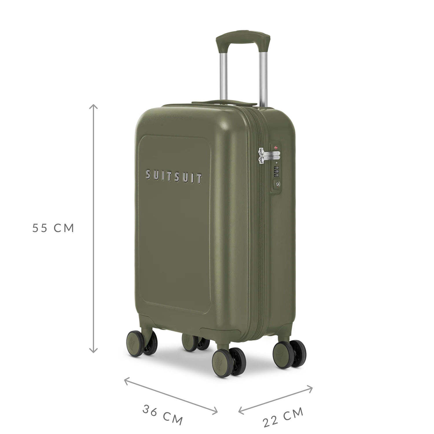 Natura - Dark Olive - Carry-on (55 cm) - Image 7