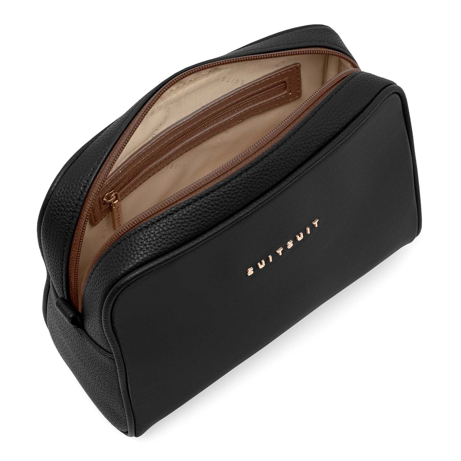 Serenity - Black Olive - Toiletry Bag XL & Make-up Bag - Image 7