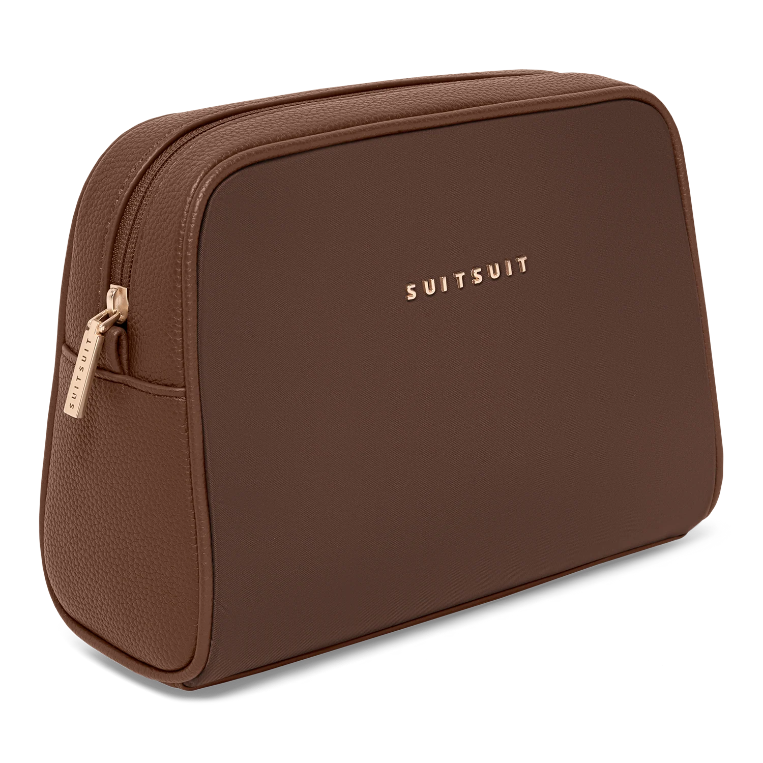 Serenity - Chocolate Brown - Toiletry Bag XL & Make-up Bag - Image 2